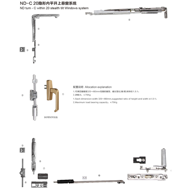 ND-C 20 Stealth inner flat open on the hang